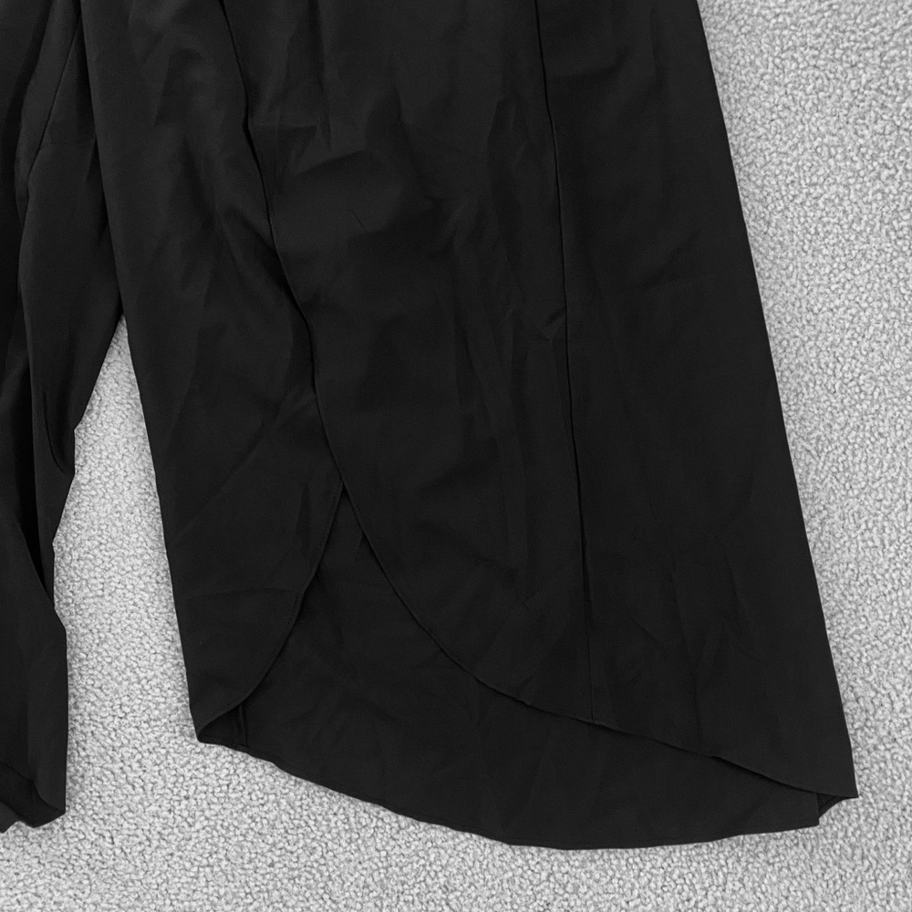 XLARGE. (PETITE). HALARA BREEZEFUL PALAZZO FLOWY RUFFLE WIDE LEG DANCE PANTS - Picture 7 of 10